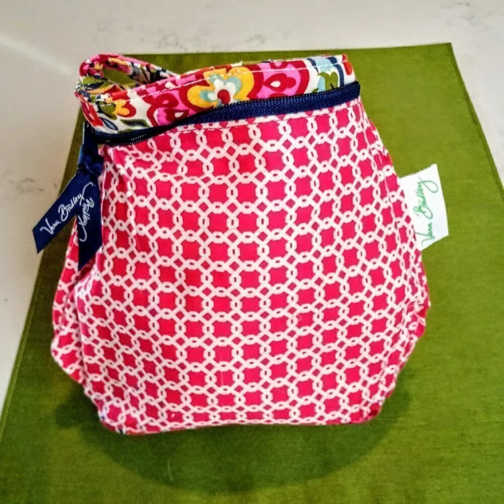 Vera Bradley Multicolor Floral Print Pleated Bag